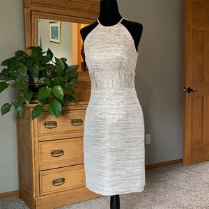 Trina Turk Silver Cocktail Dress